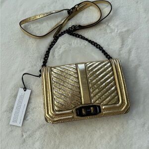 Rebecca Minkoff Gold Shoulder Bag